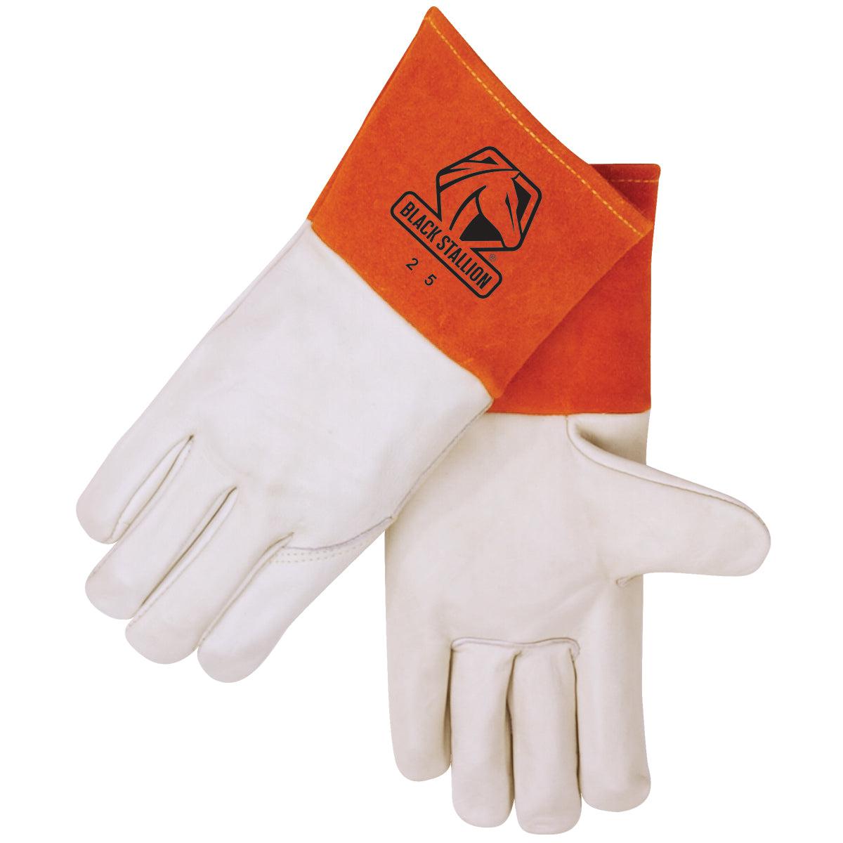 Baker's Gas Black Stallion Premium Grain Cowhide MIG Glove