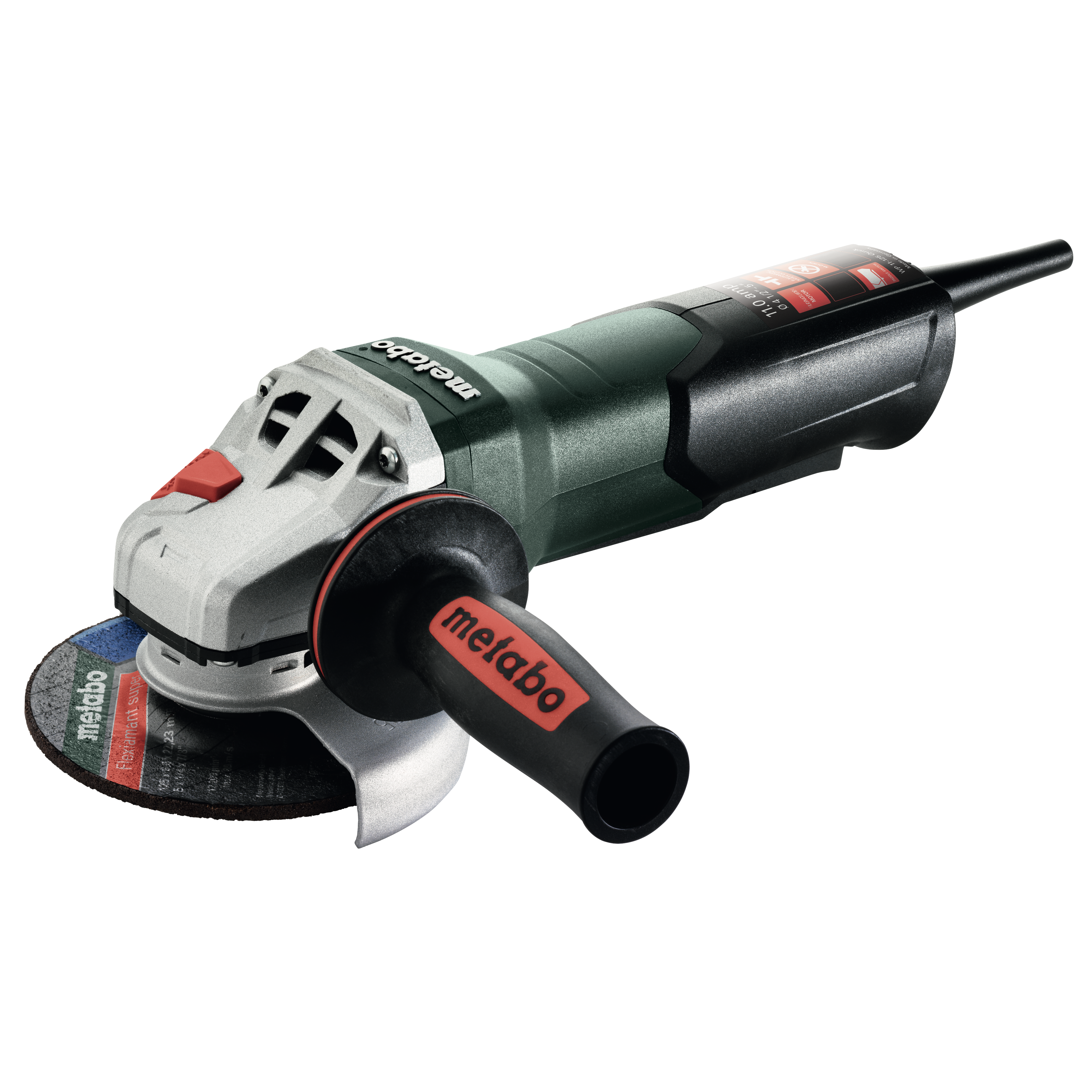 Metabo WP 11-125 4.5"-5" Quick Angle Grinder, 11 Amp - 603624420