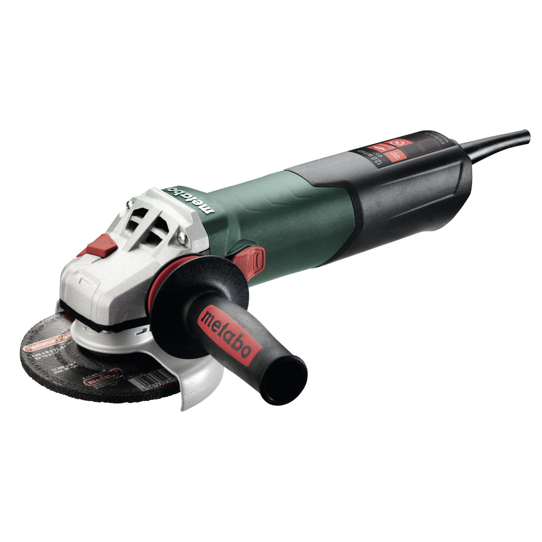 Metabo W 13-125 Quick 4.5"-5" Angle Grinder w/ Lock-On - 603627420