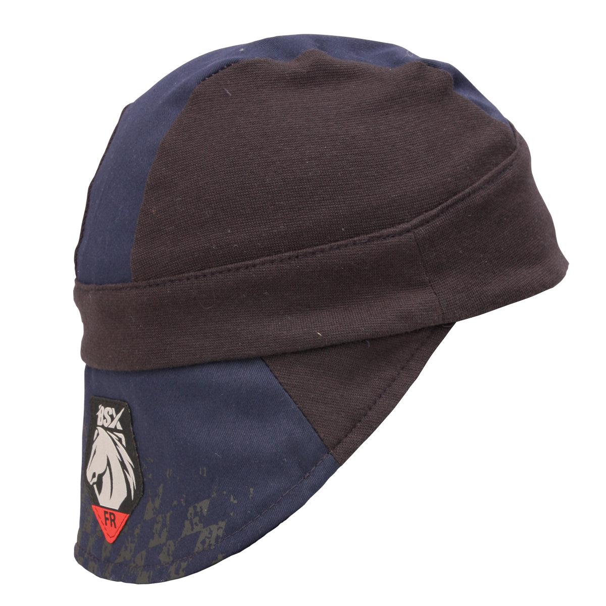Baker's Gas Black Stallion BSX Silicone Grip FR Cotton Welding Cap - AH1631-NB