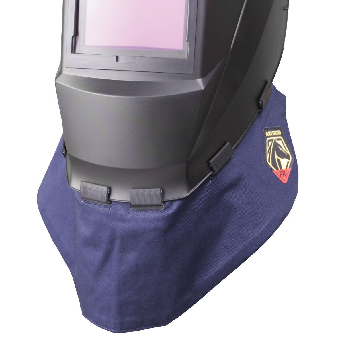Baker's Gas Black Stallion FR Wraparound Helmet Bib -  AH2140-NS