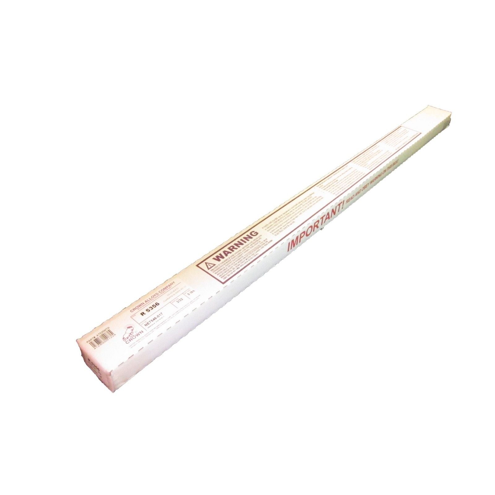 Crown Alloys 5356 Aluminum TIG Rod, 3/32", 5# - AT5356/TN