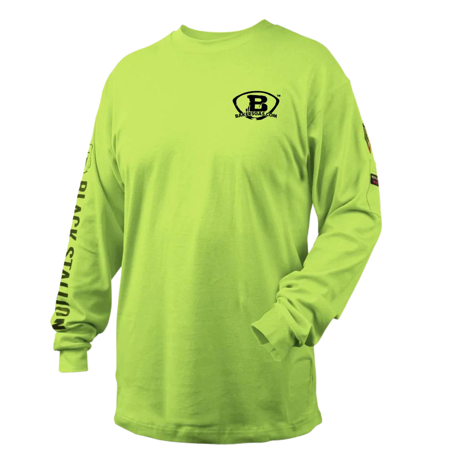 Baker's Gas FR Long Sleeve Lime Hi Vis