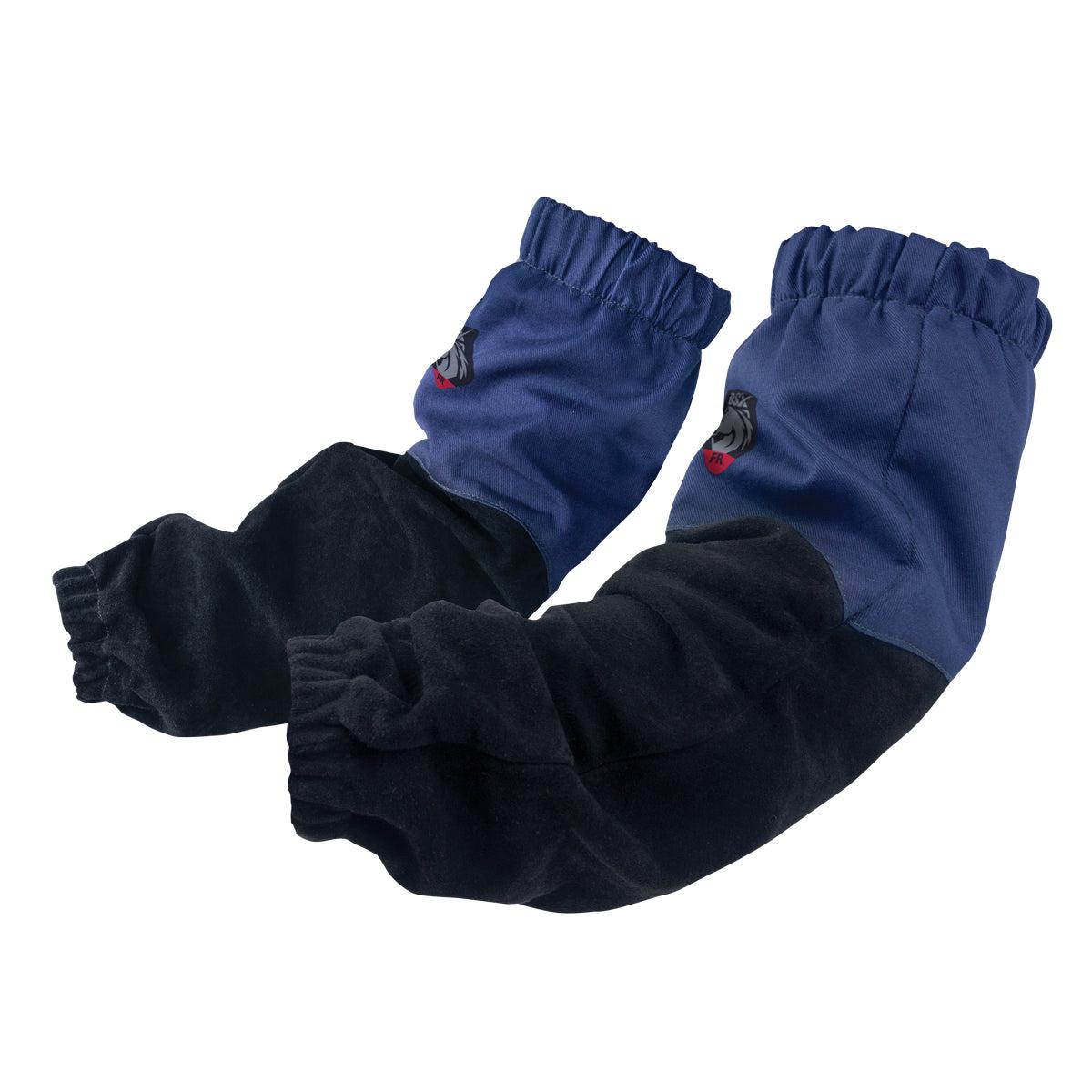 Baker's Gas Black Stallion BSX FR Cotton & Cowhide Sleeves - BX-22C