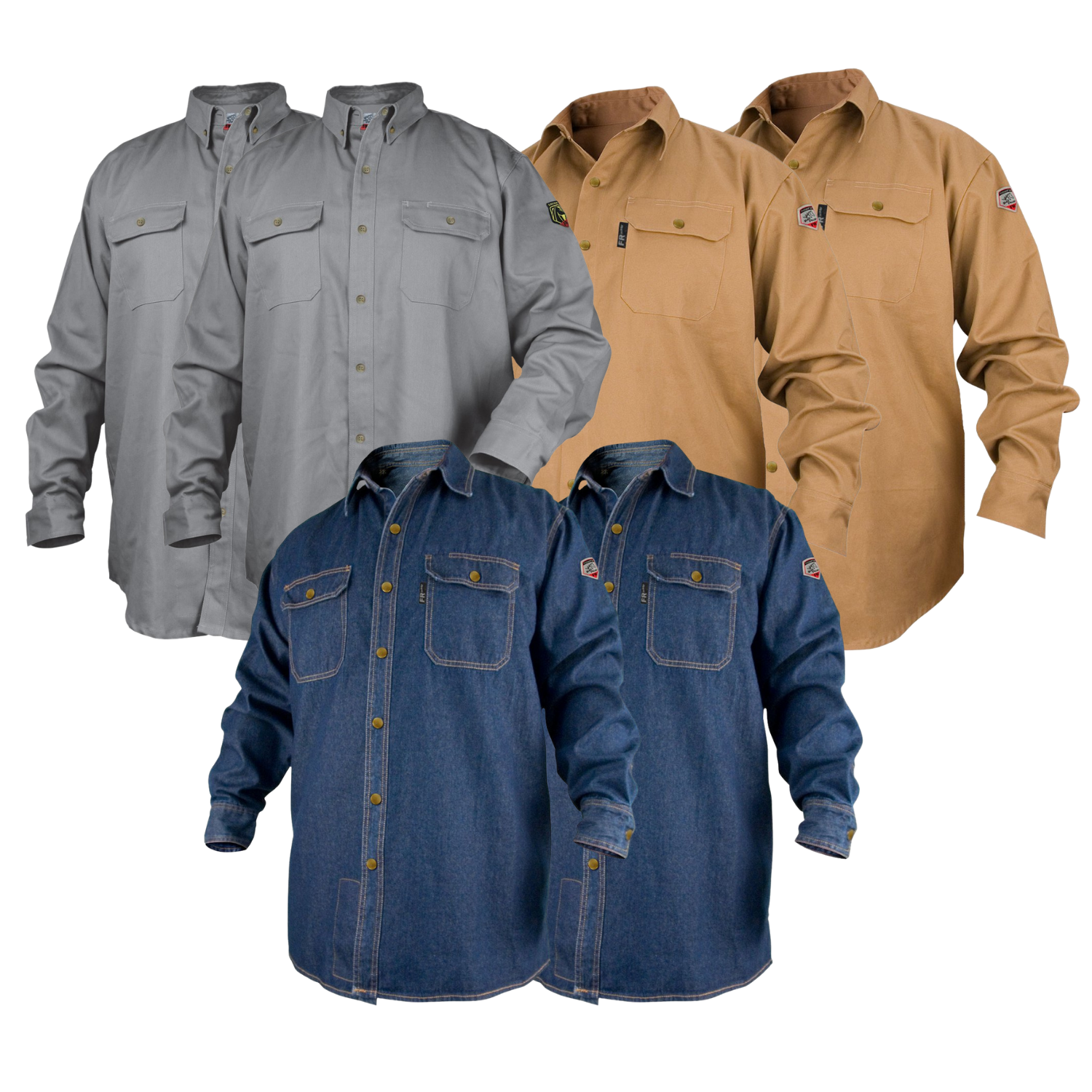 Baker's Gas Black Stallion FR Essential Work Shirt Bundle