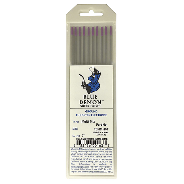 Blue Demon EWG Rare Earth Tungsten, 10/pk - TEMM