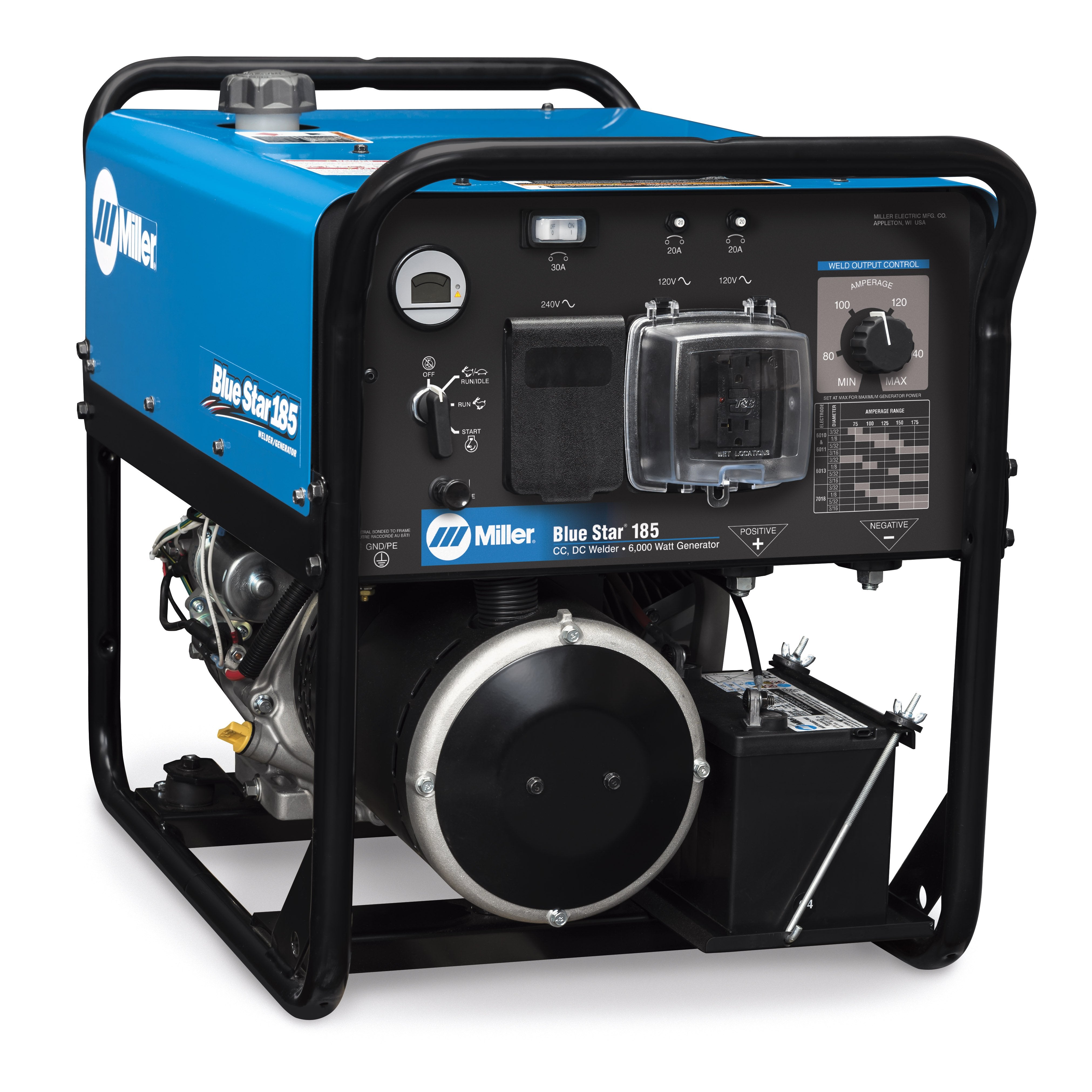 Baker's Gas Blue Star® 185 (Kohler) Side of the Machine