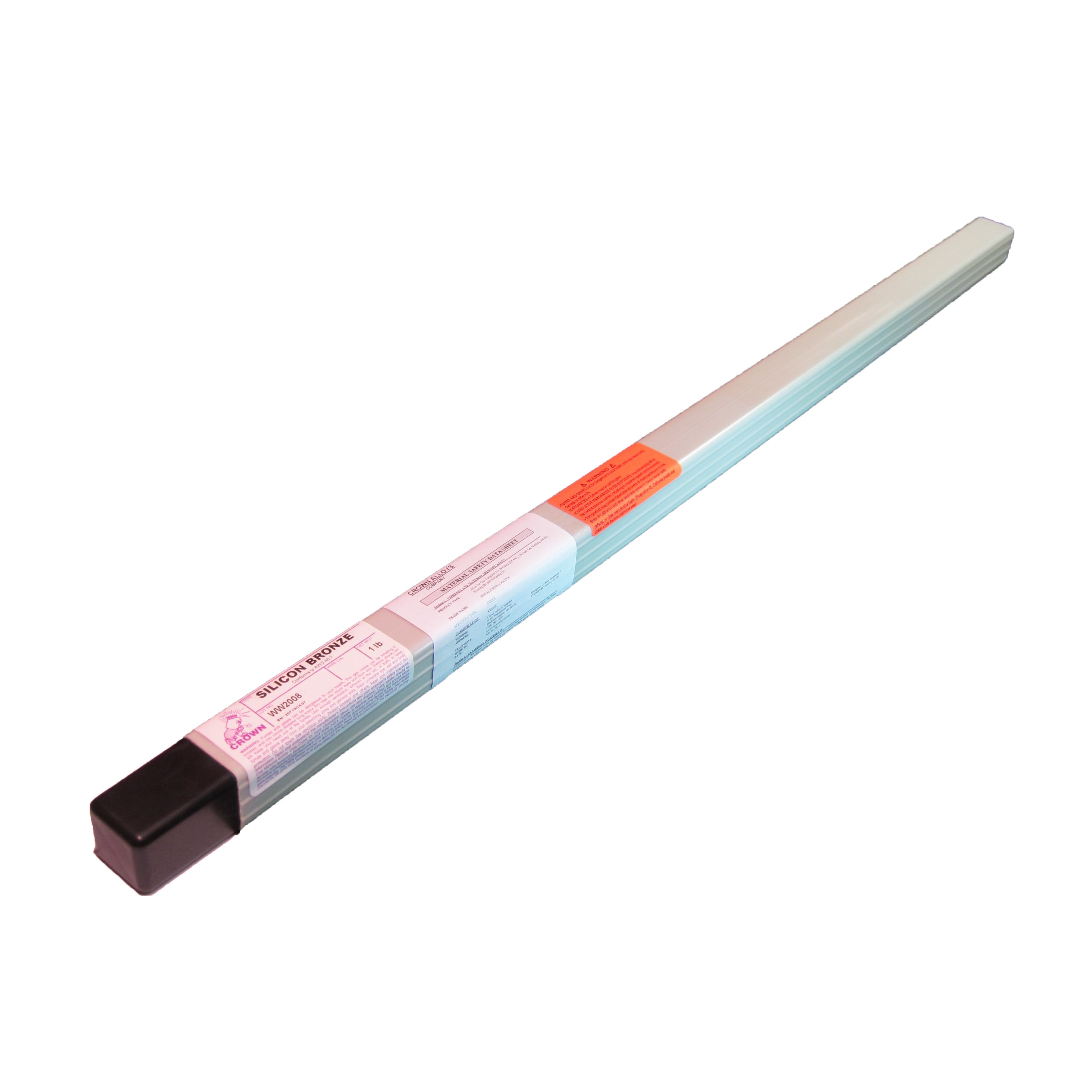 Crown Alloys SIL-BRONZE 1/8x36" TIG Welding Rod 1lb Tube - CTSIB/TO-BP