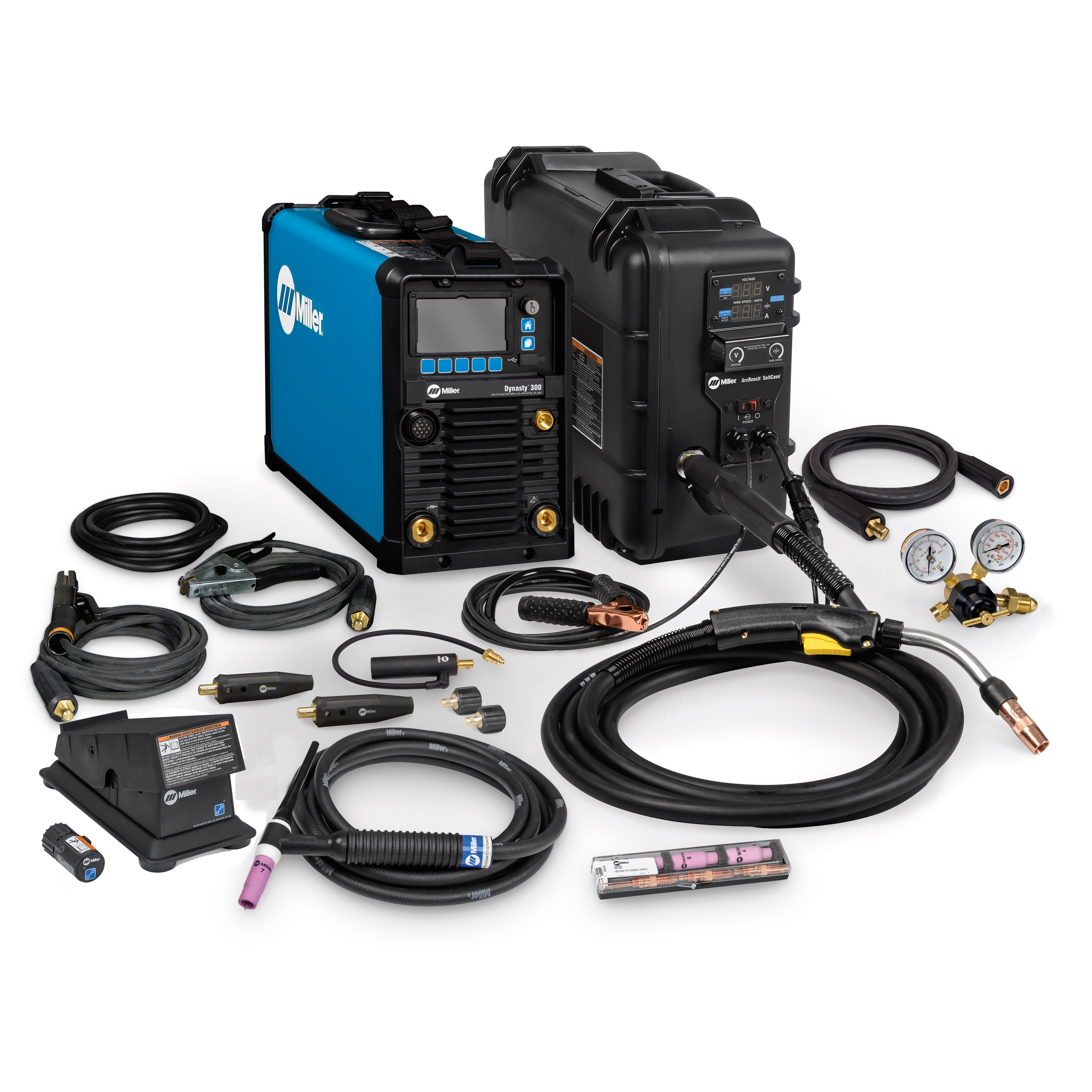 Miller Dynasty 300 AC/DC Multiprocess Wireless Air Cooled and ArcReach SuiteCase 12 - 951939