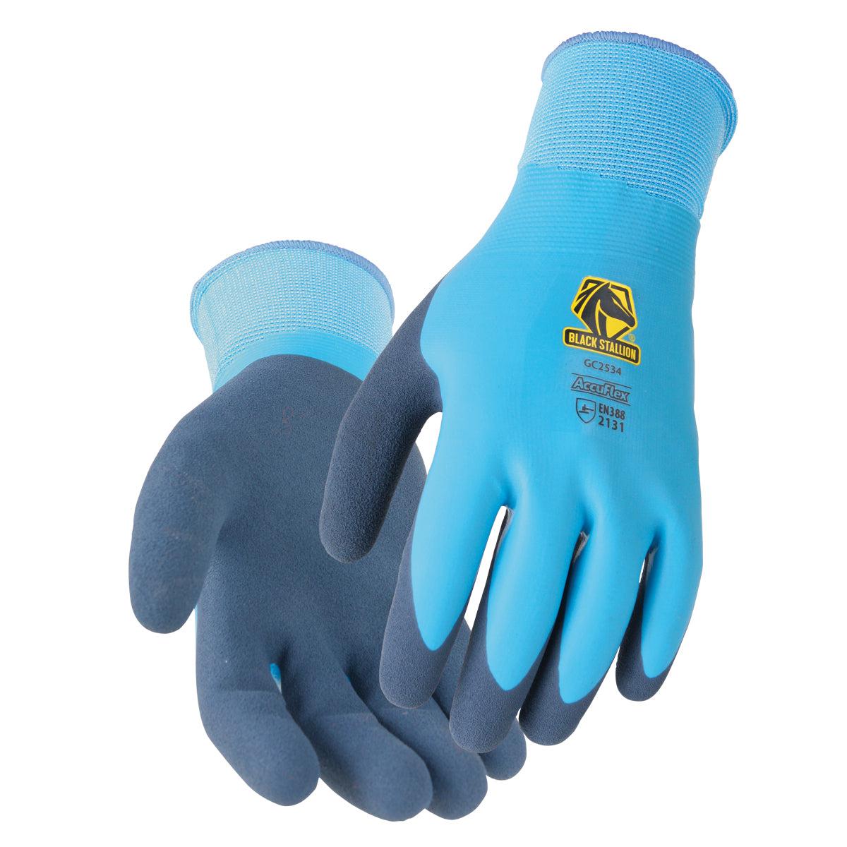 Baker's Gas Black Stallion AccuFlex Water Repellant Double Latex Knit Glove