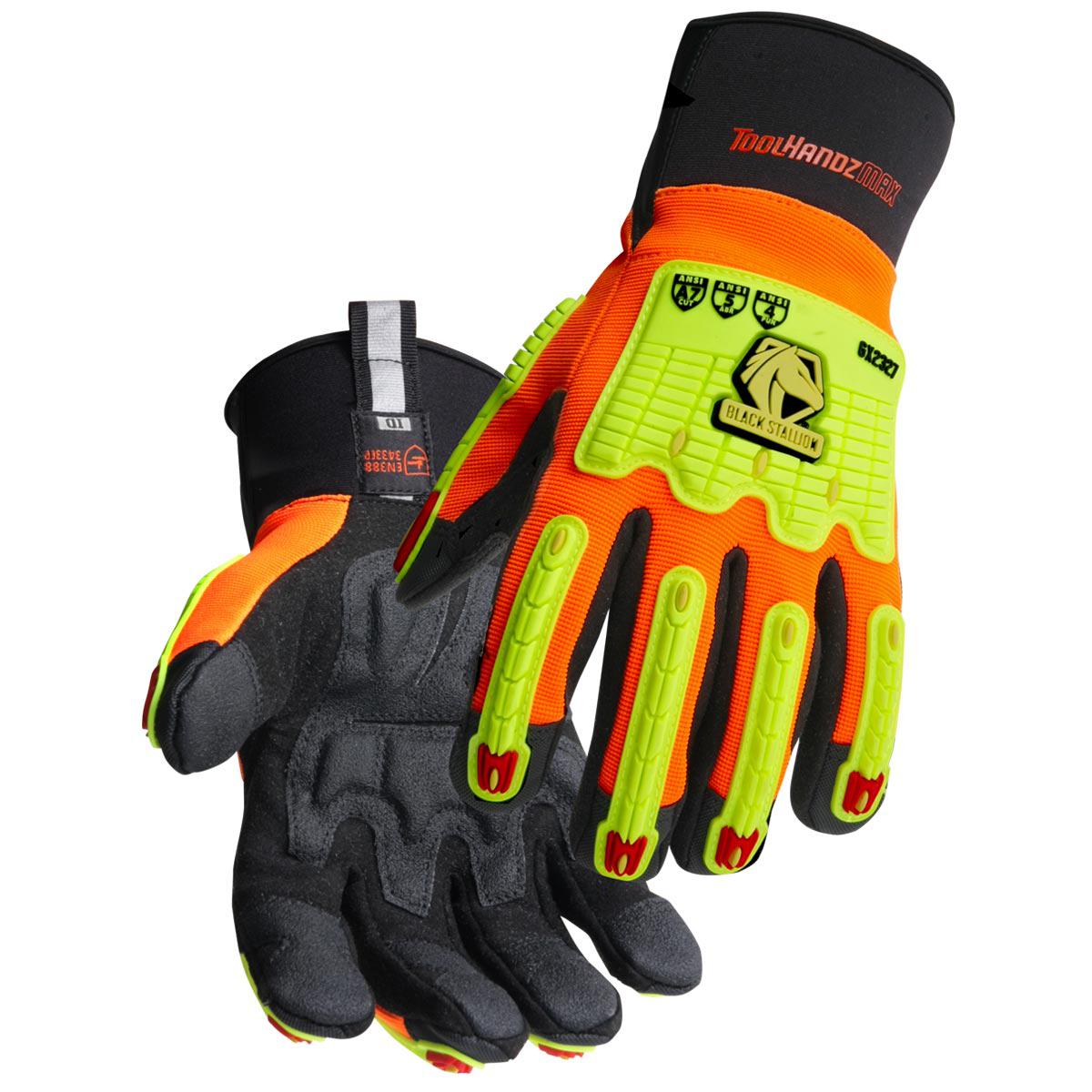 Baker's Gas Black Stallion ToolHandz MAX Anti-Vibration Mechanics Glove