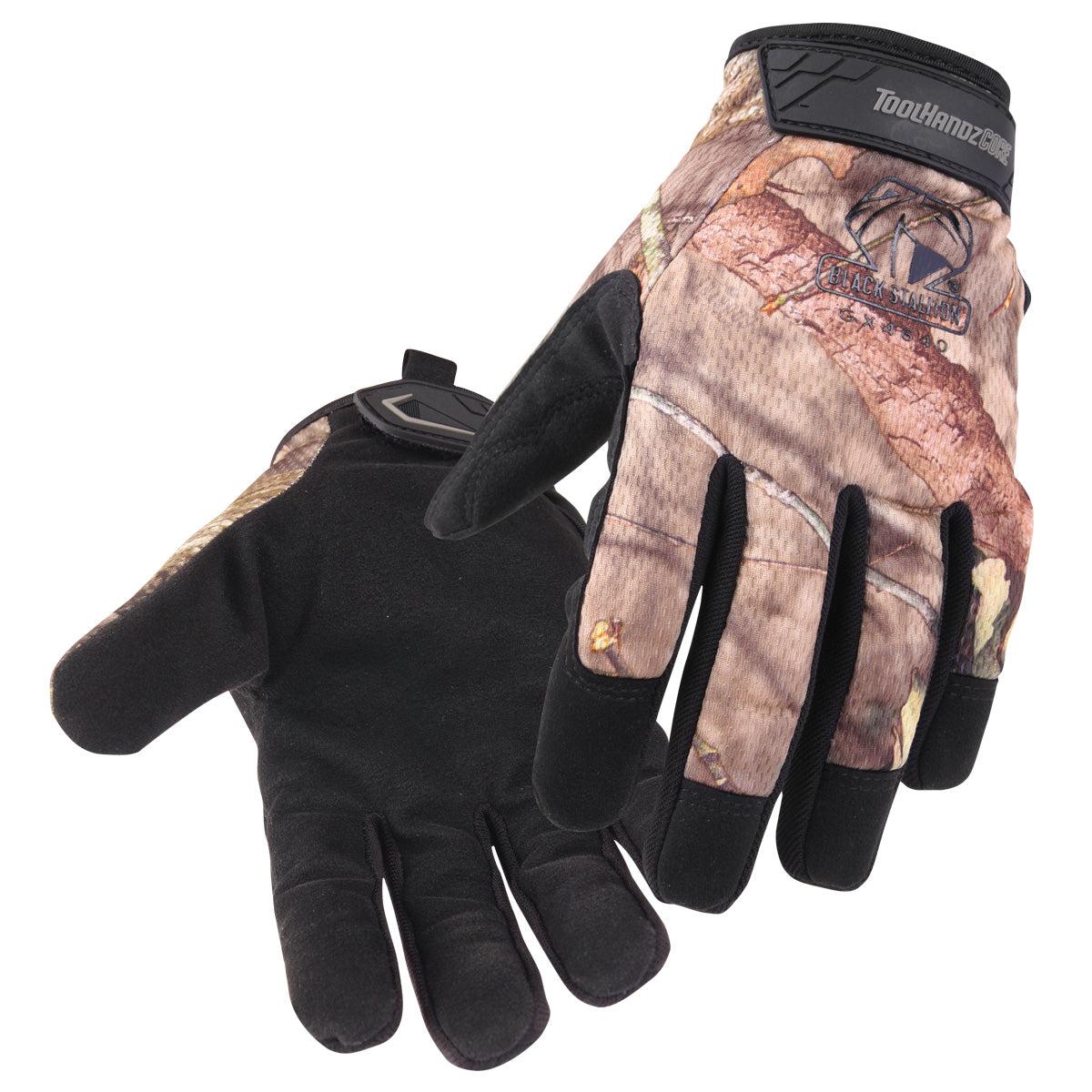Baker's Gas Black Stallion ToolHandz Core Mossy Oak Gloves