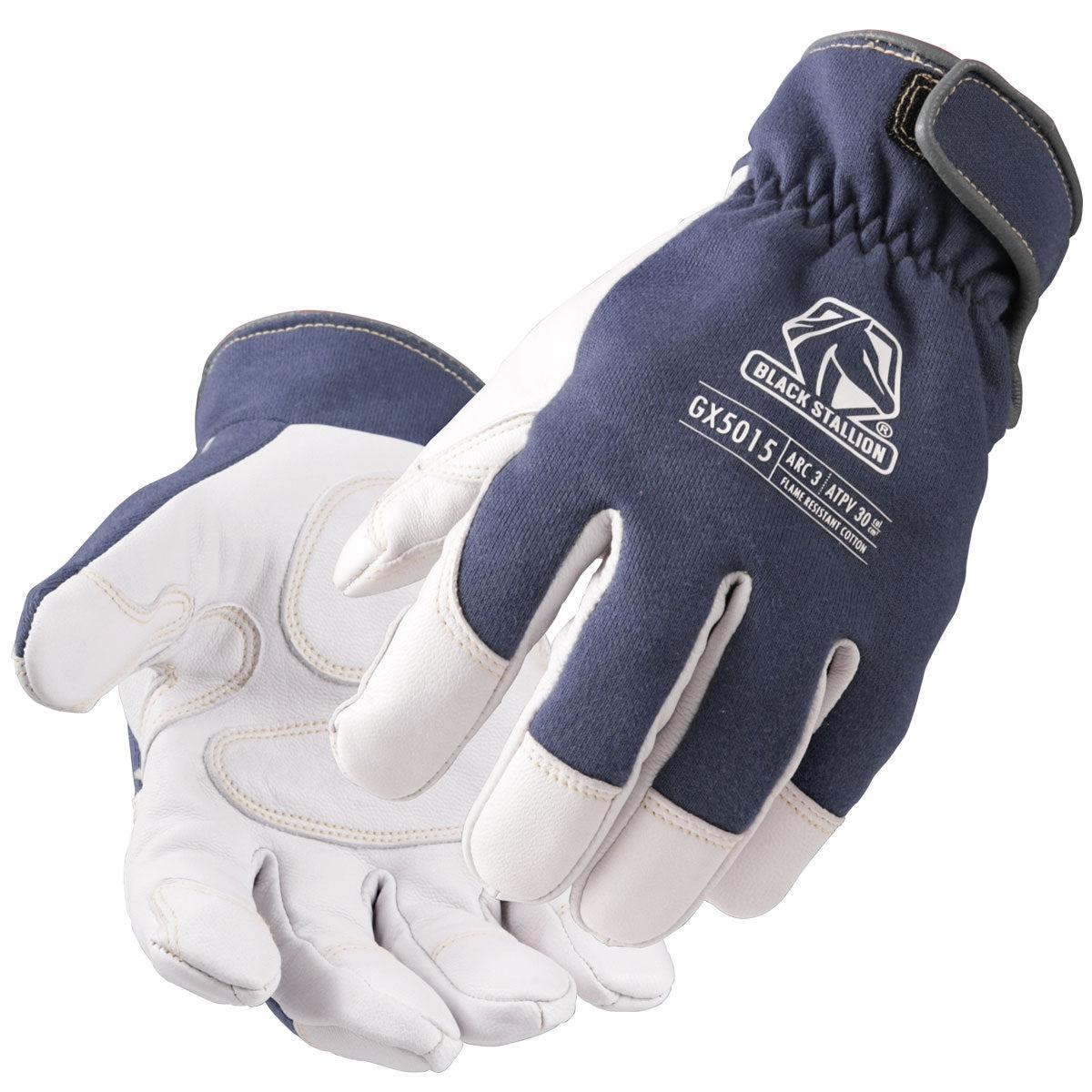 Baker's Gas Black Stallion ARC-Rated Goatskin & FR Cotton Mechanics Glove