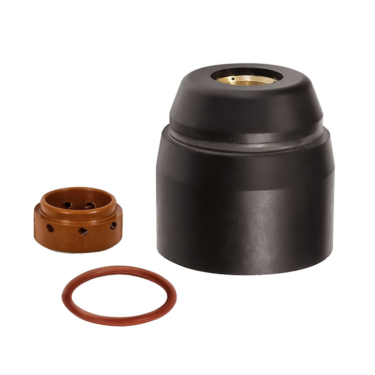Baker's Gas Hobart Cup, Swirl Ring, O-Ring Kit for XT12R Plasma Torch - 770794