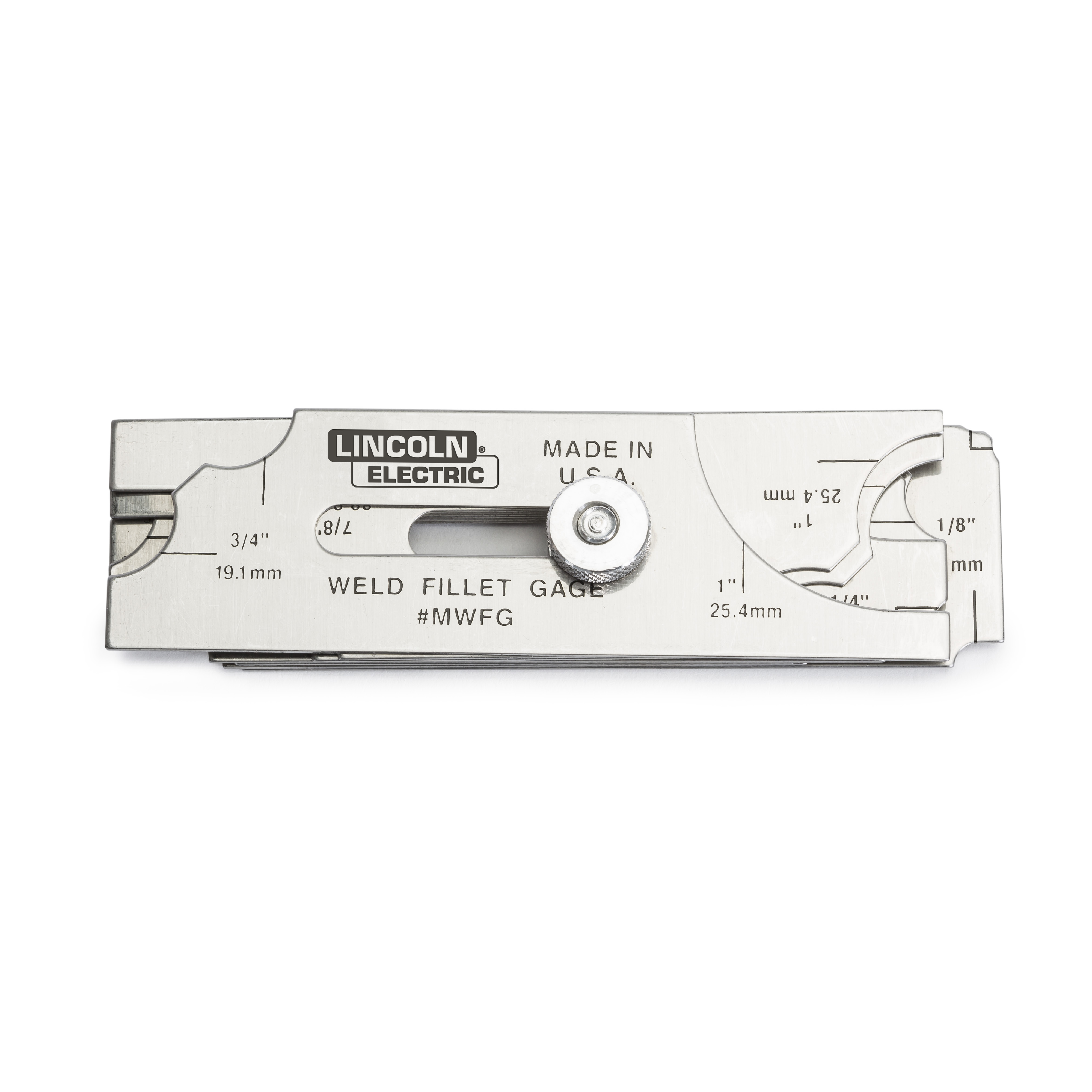 Lincoln Weld Fillet Gauge - Stainless Steel - 7/pc Set - K3720-1
