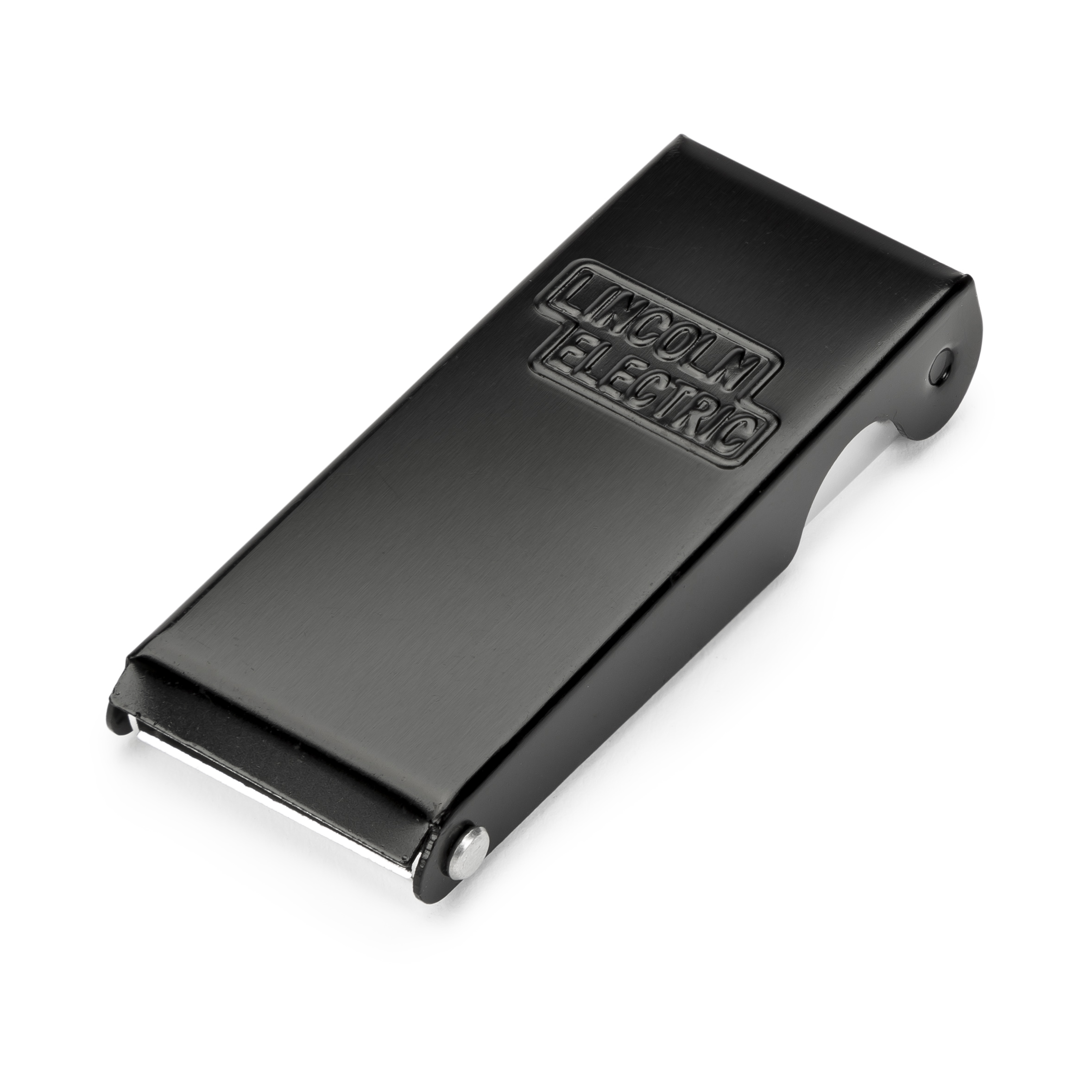 Lincoln Industrial Tip Cleaner - K3724-1, black metal tool with embossed logo for welding tip maintenance