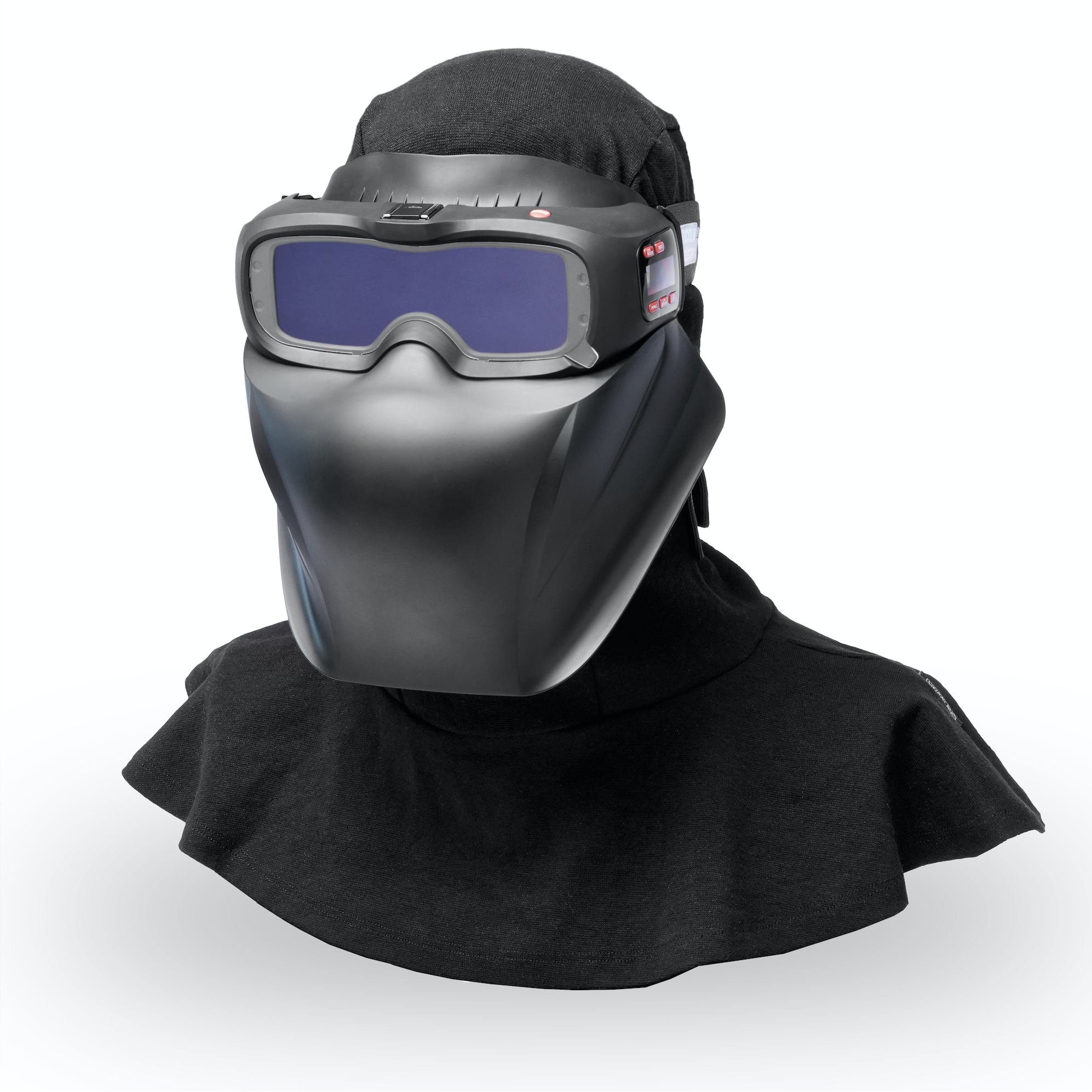 Baker's Gas Lincoln ArcSpecs Front View with grind button and neck covering