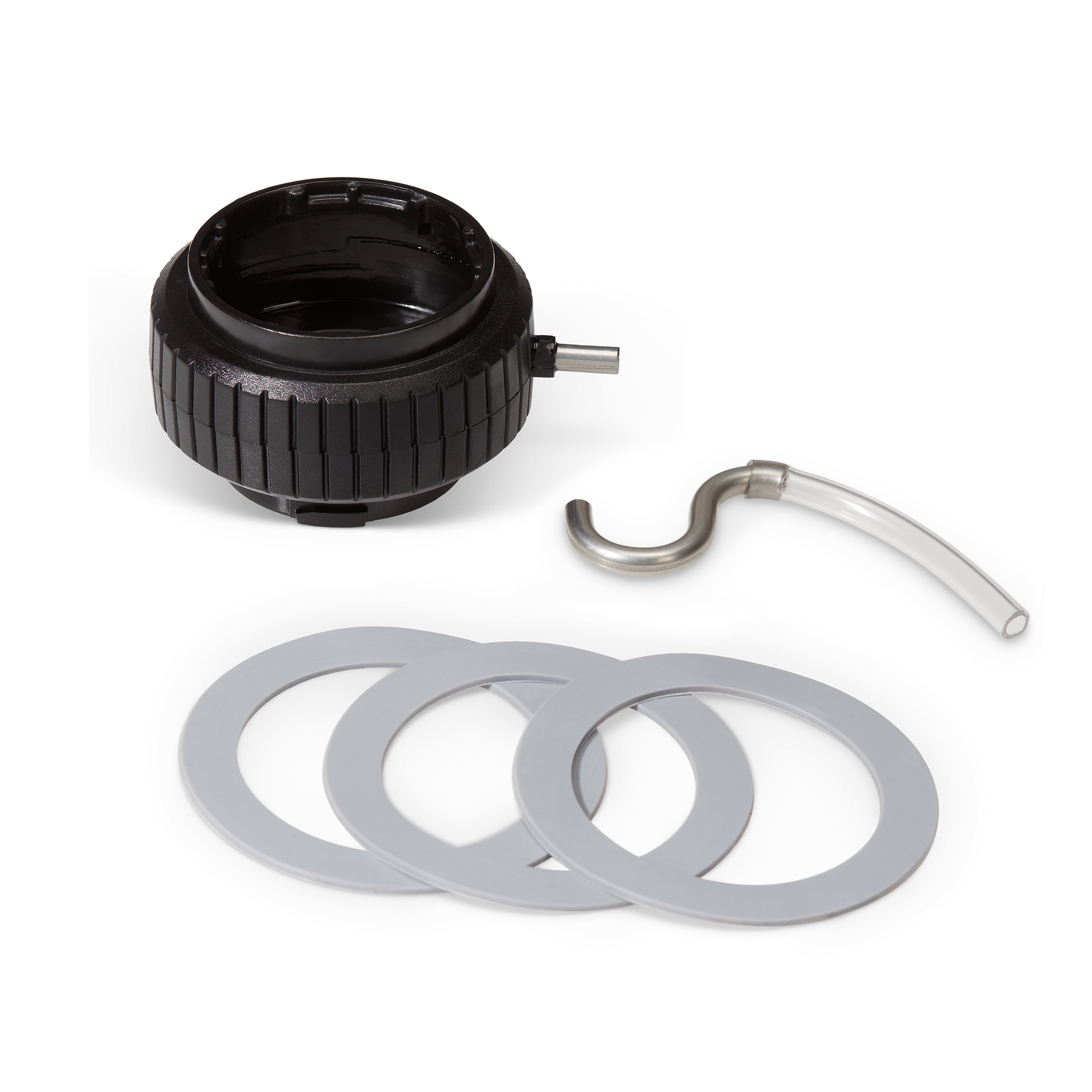 Baker's Gas Main View of Quantitative Fit Test Adapter for XLR Half Mask Welding Respirator