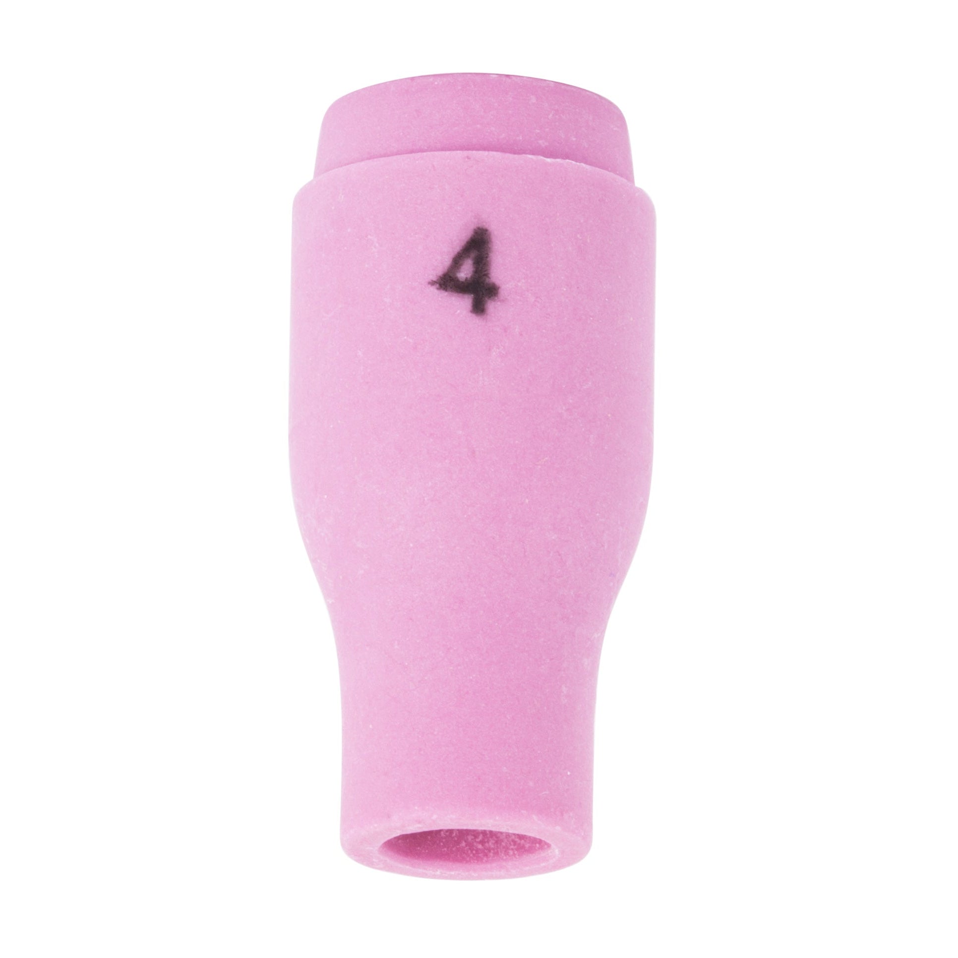 Baker's Gas #4 pink ceramic TIG welding cup. Part number KP4755-4.