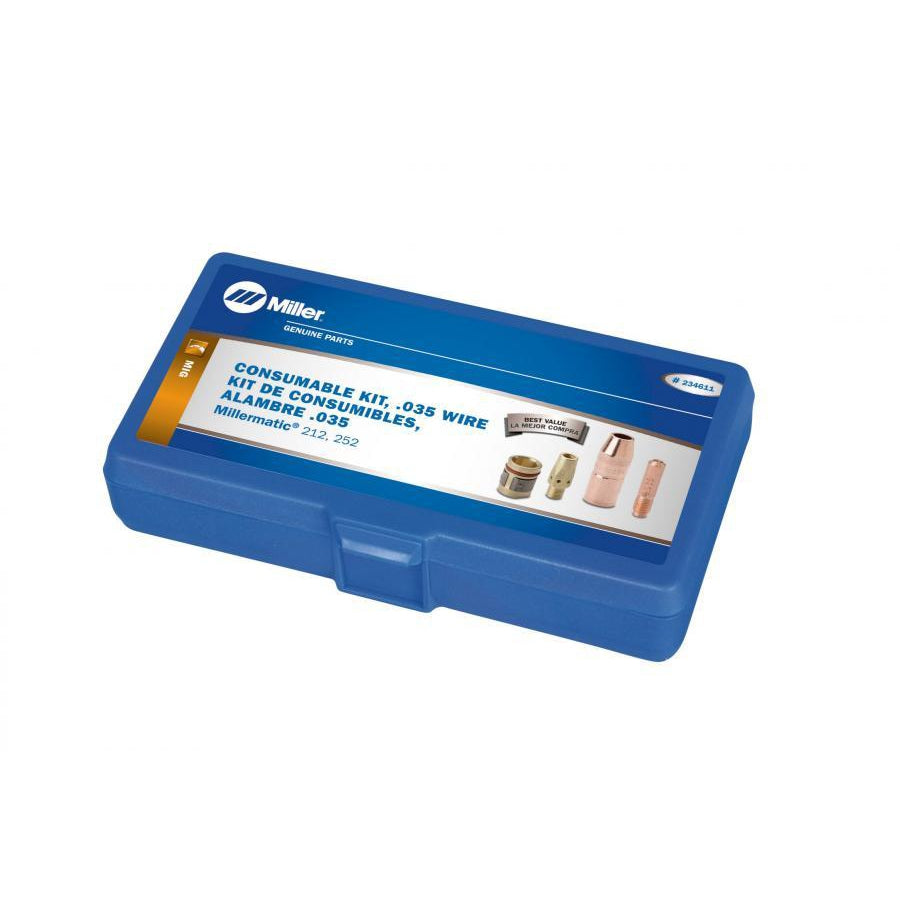 Baker's Gas Miller MIG Consumable Kit for M-25 Gun - .035 Wire - 234611