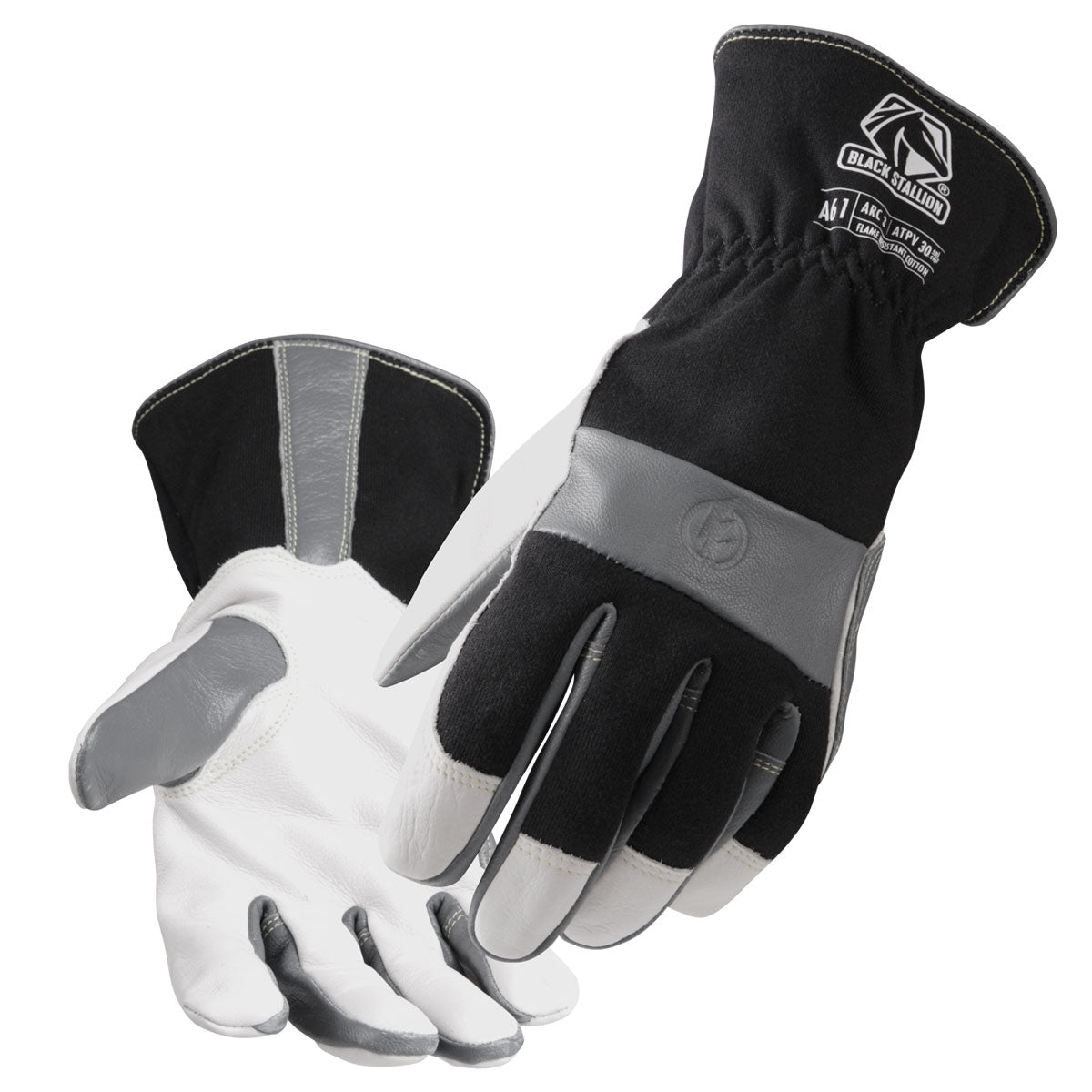 Baker's Gas Black Stallion ARC-Rated Cowhide & FR Cotton Utility Glove
