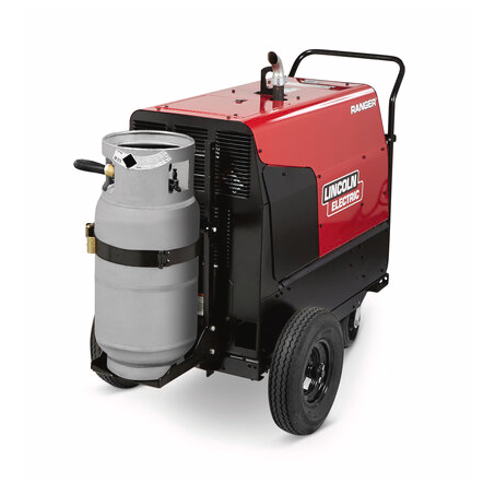 Ranger 305 LPG Engine Driven Welder (Kohler) Ready-Pak - K5168-1 with red and black body and attached propane tank