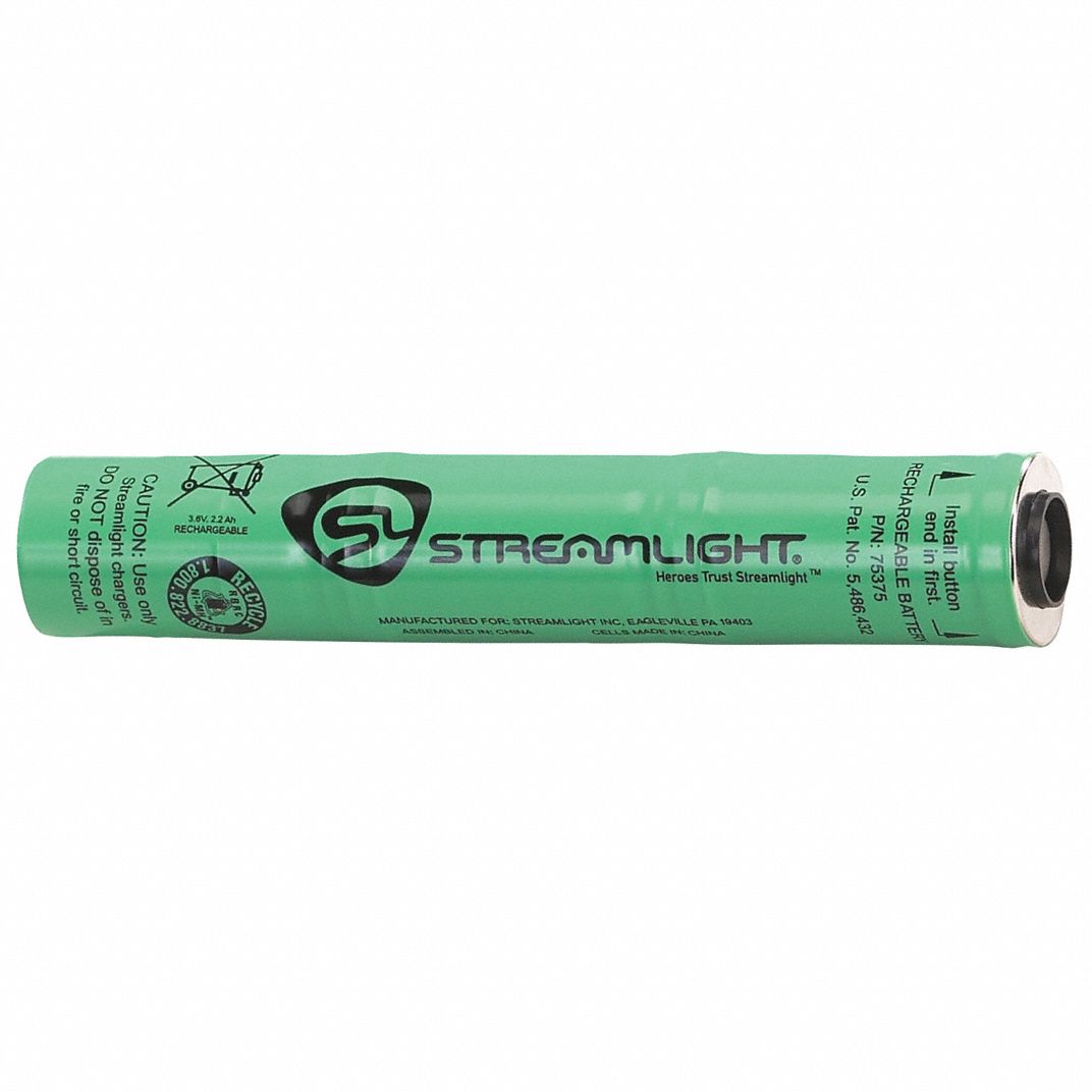Streamlight Battery Stick, Nickel-Metal Hydride, Sub C, 3.6 V - 75375