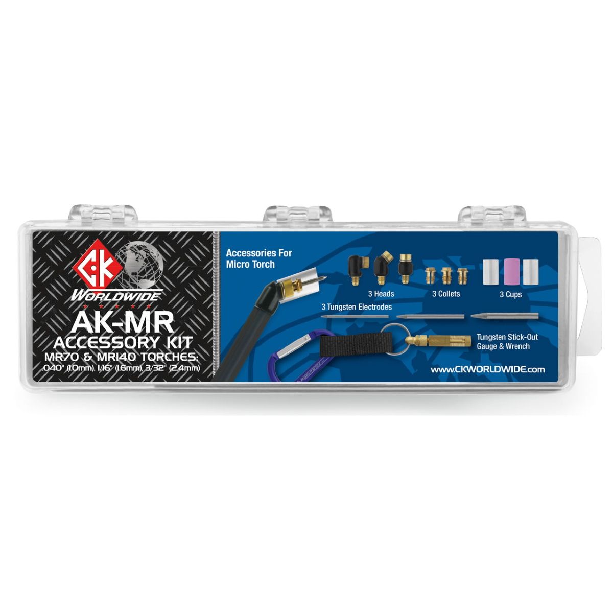 CK Worldwide Micro-Torch TIG Accessory Kit - AK-MR