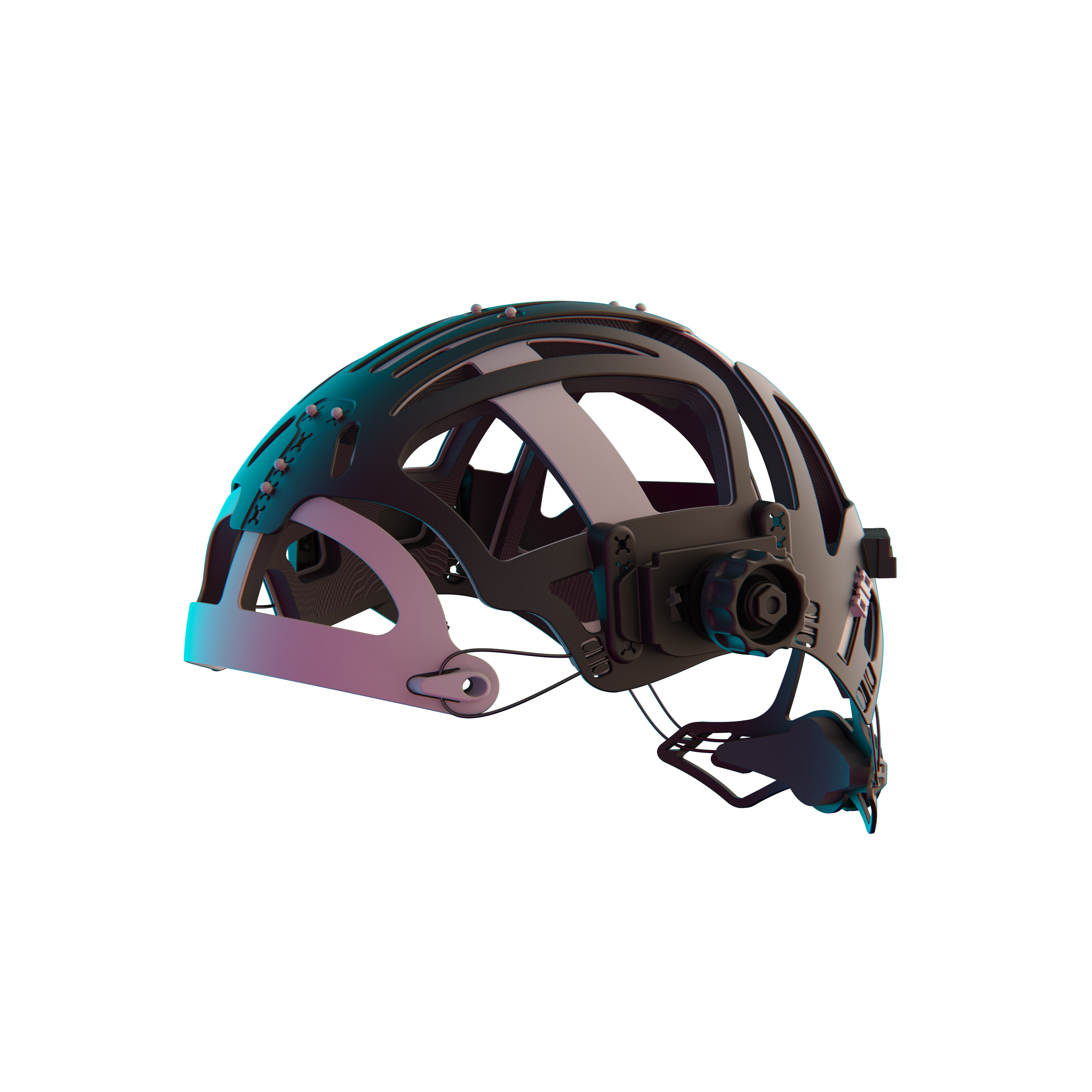 Baker's Gas Optrel IsoFit Head Gear shown from the side