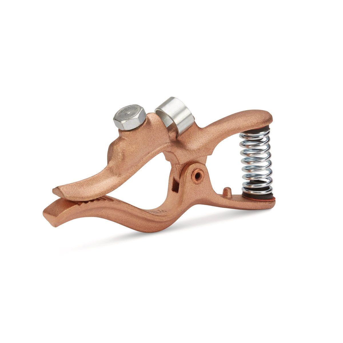 Baker's Gas Lincoln T-Series 200A Brass Ground/Work Clamp copper plated brass