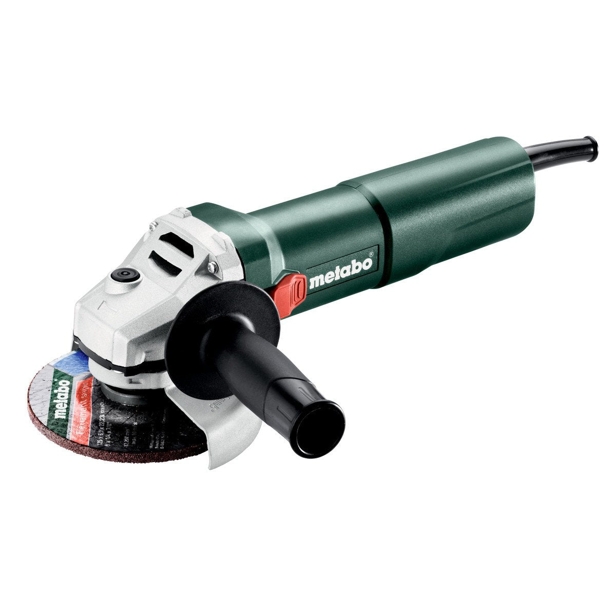 Metabo W 1100-125 4.5"-5" Quick Angle Grinder w/ Lock-On, 11 Amp - 603614420